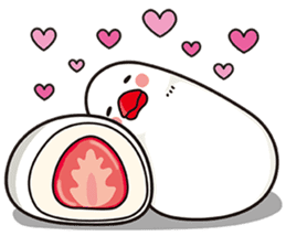 Little birds and rice cakes sticker #12868164