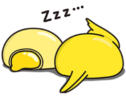 Little birds and rice cakes sticker #12868170