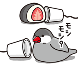 Little birds and rice cakes sticker #12868174