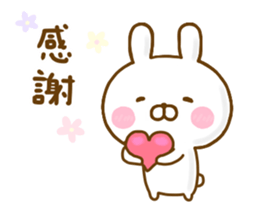 Rabbit Usahina 365days sticker #12869056