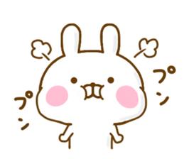 Rabbit Usahina 365days sticker #12869059