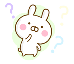 Rabbit Usahina 365days sticker #12869068