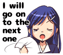 Work! Weather caster in english sticker #12869140