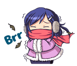 Work! Weather caster in english sticker #12869145