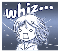 Work! Weather caster in english sticker #12869147