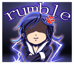 Work! Weather caster in english sticker #12869148