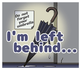 Work! Weather caster in english sticker #12869164