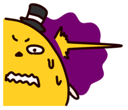 Halloween pumpkin"MICHAEL" English sticker #12869208