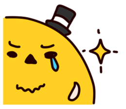 Halloween pumpkin"MICHAEL" English sticker #12869216