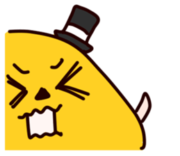 Halloween pumpkin"MICHAEL" English sticker #12869223