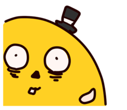 Halloween pumpkin"MICHAEL" English sticker #12869224