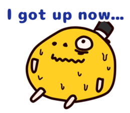 Halloween pumpkin"MICHAEL" English sticker #12869242