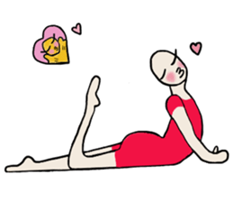 Cute Yoga buddies, Oira & Kotori sticker #12869265