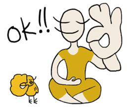 Cute Yoga buddies, Oira & Kotori sticker #12869270