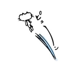 Loosely cat sticker sticker #12869396