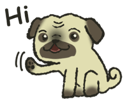Puggy Pug Maruu sticker #12870006