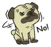 Puggy Pug Maruu sticker #12870011