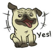 Puggy Pug Maruu sticker #12870015