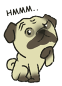 Puggy Pug Maruu sticker #12870016