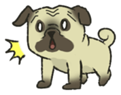 Puggy Pug Maruu sticker #12870024