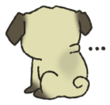 Puggy Pug Maruu sticker #12870027