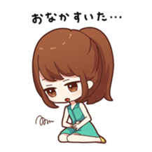 Girls that have a clear opinion sticker #12870290