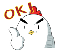 Chicken "Washi" sticker #12870796