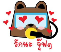 SCUBA BEAR THAI sticker #12871036