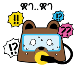 SCUBA BEAR THAI sticker #12871043