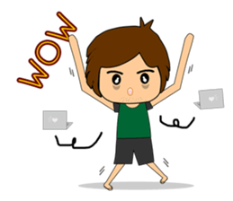 Programmer Boy sticker #12871393