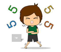 Programmer Boy sticker #12871395