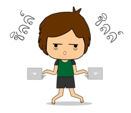 Programmer Boy sticker #12871400