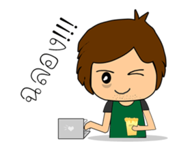 Programmer Boy sticker #12871402