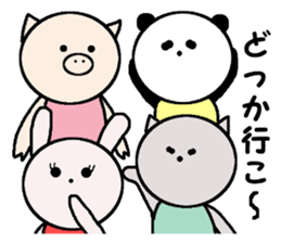 Locker's residents. sticker #12871915