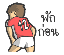 Rugby football team sticker #12872382