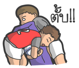 Rugby football team sticker #12872389