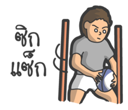 Rugby football team sticker #12872396