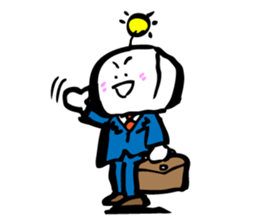 Robot workman sticker #12872520