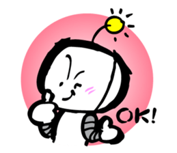 Robot workman sticker #12872535
