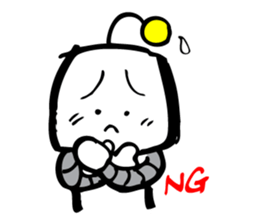 Robot workman sticker #12872571