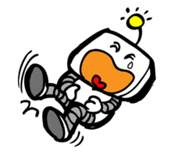 Robot workman sticker #12872572