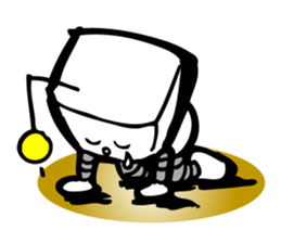 Robot workman sticker #12872574