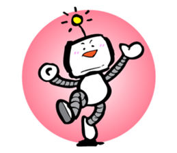 Robot workman sticker #12872575