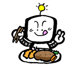 Robot workman sticker #12872576