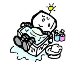 Robot workman sticker #12872578