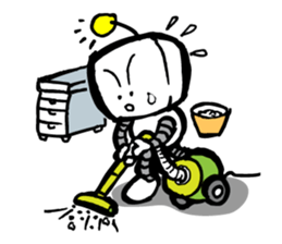 Robot workman sticker #12872581
