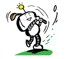 Robot workman sticker #12872585