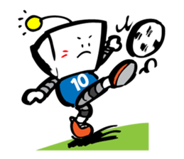 Robot workman sticker #12872587
