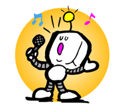 Robot workman sticker #12872590