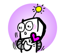 Robot workman sticker #12872592